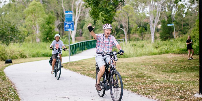 Brisbane by bikeway: Norman Creek guided ride for people with disabilities