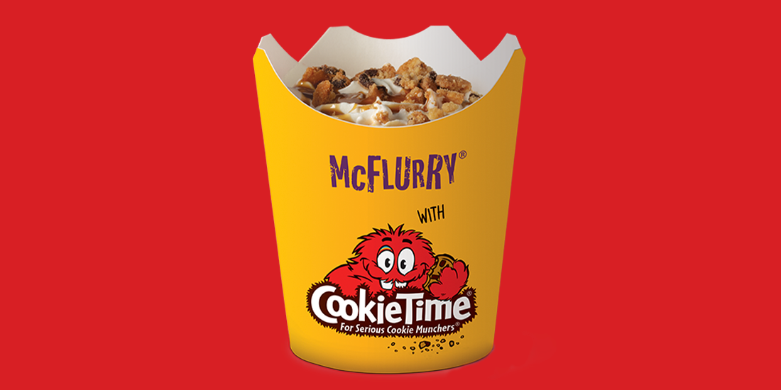 Macca's is giving us a taste of New Zealand with its new Cookie Time McFlurry