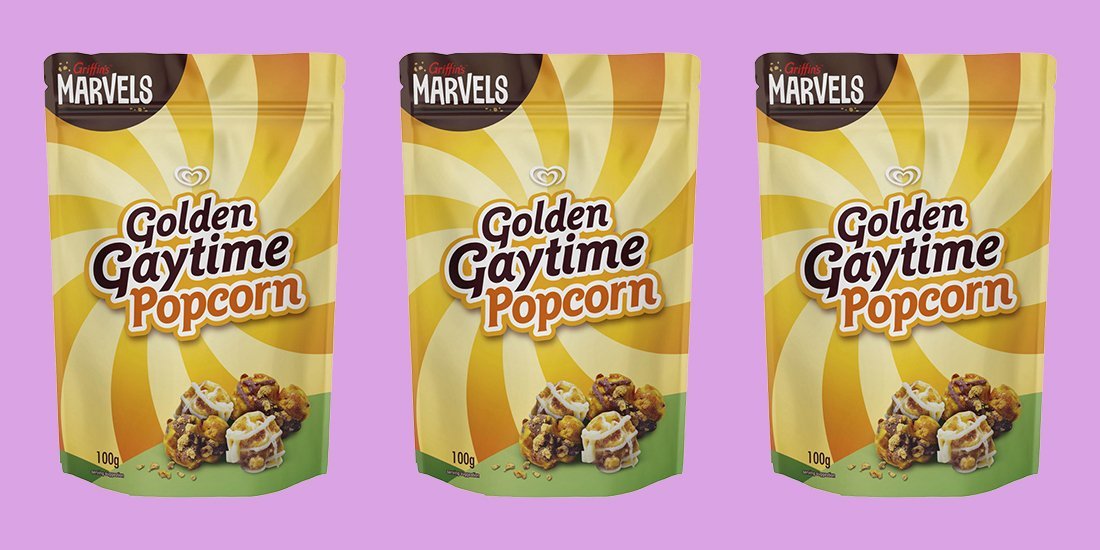 What's poppin'? Golden Gaytime popcorn, that's what