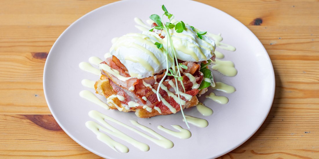 Treat yourself to cookie-dough waffles, woodfired pizza and brunch bites at Carseldine Central