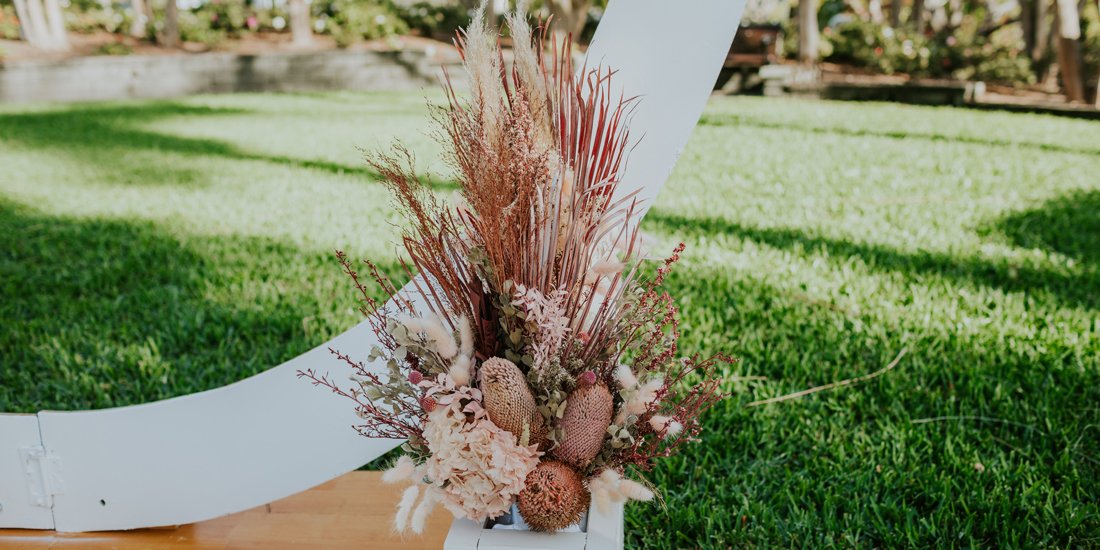 Planning or re-planning your big day? Wed your beloved in tropical bliss at Roma Street Parkland