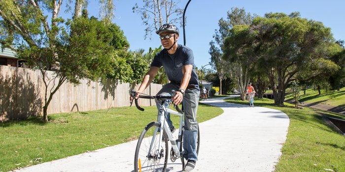 Brisbane by bikeway: Downfall Creek guided ride for people with disabilities