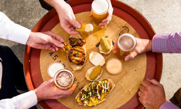 Barbecue bites and a bountiful supply of beer awaits at Brewed Treasury Brisbane