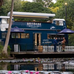 All aboard Brisbane Distillery’s double-decker gin bus