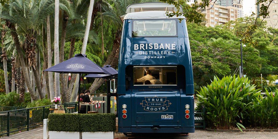 All aboard Brisbane Distillery’s double-decker gin bus