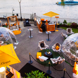 Chill out at Veuve Clicquot In The Snow – the new winter pop-up at Customs House