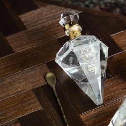 Bougie up your bar cart with a crystal-shaped bottle of Elegance Vodka