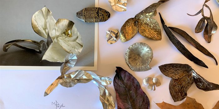 Folding Leaves in Metal: In the gardens with Michelle Pujol