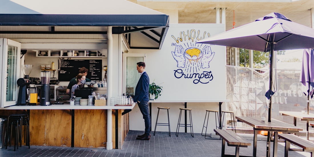 Wholly Crumpets opens a crumpet and coffee cafe in Bulimba