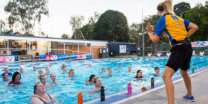 Awesome aqua aerobics