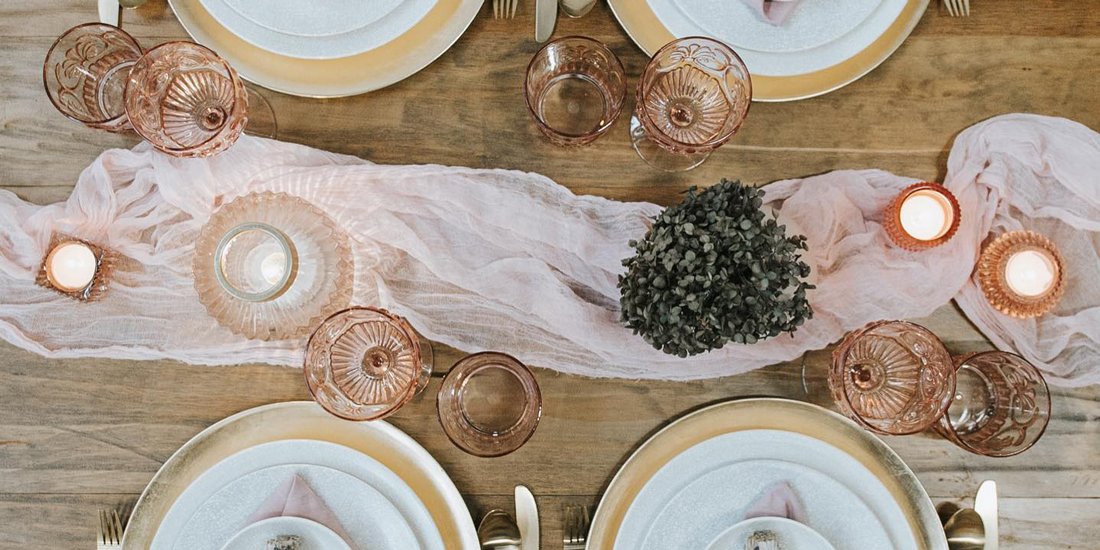 Rent a party-perfect tablescape from The Box/d Society
