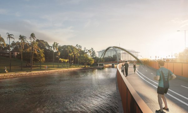 Breakfast Creek is set to get a green bridge so start lacing up those walking shoes