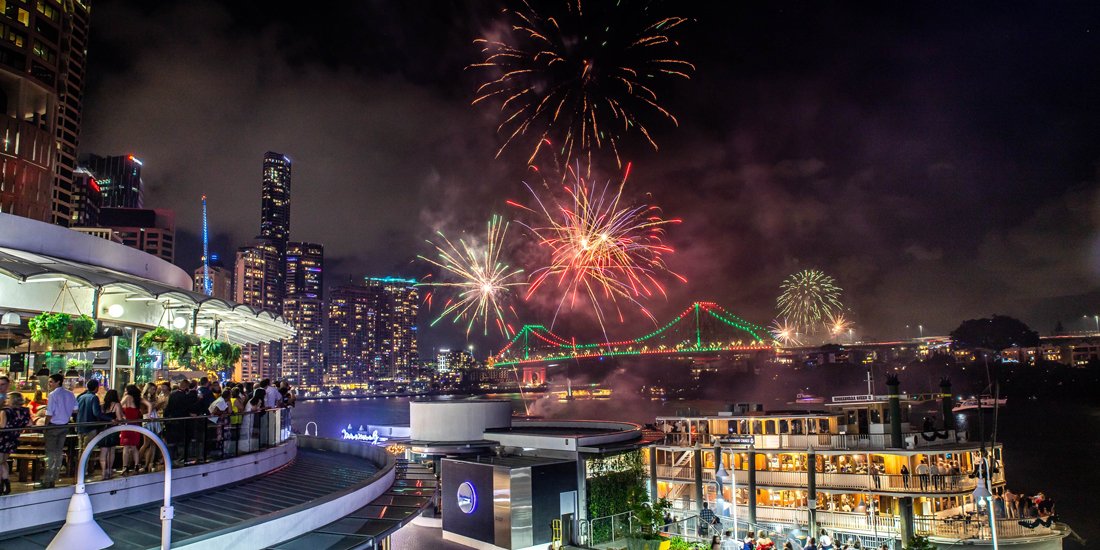 Fireworks, finches and flavourful fare – how to celebrate Brisbane Festival at Eagle Street Pier