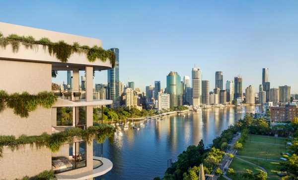 Clifftop opulence comes to Kangaroo Point in the form of Skye by Pikos