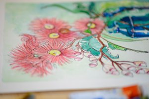Still Life Watercolours: In the gardens with Michelle Pujol – Artist In Residence