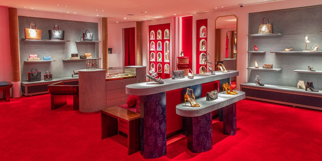These is red bottoms – Christian Louboutin has opened a new boutique on Queen Street