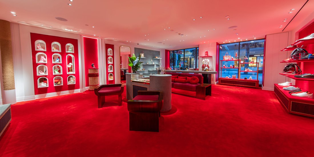 These is red bottoms – Christian Louboutin has opened a new boutique on Queen Street