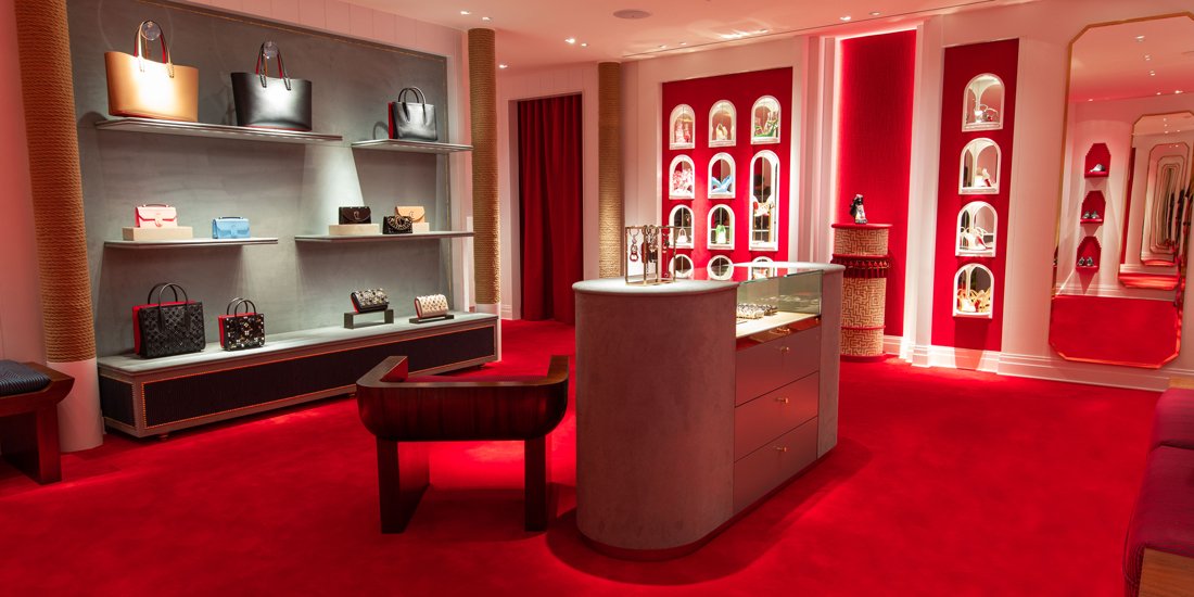 These is red bottoms – Christian Louboutin has opened a new boutique on Queen Street