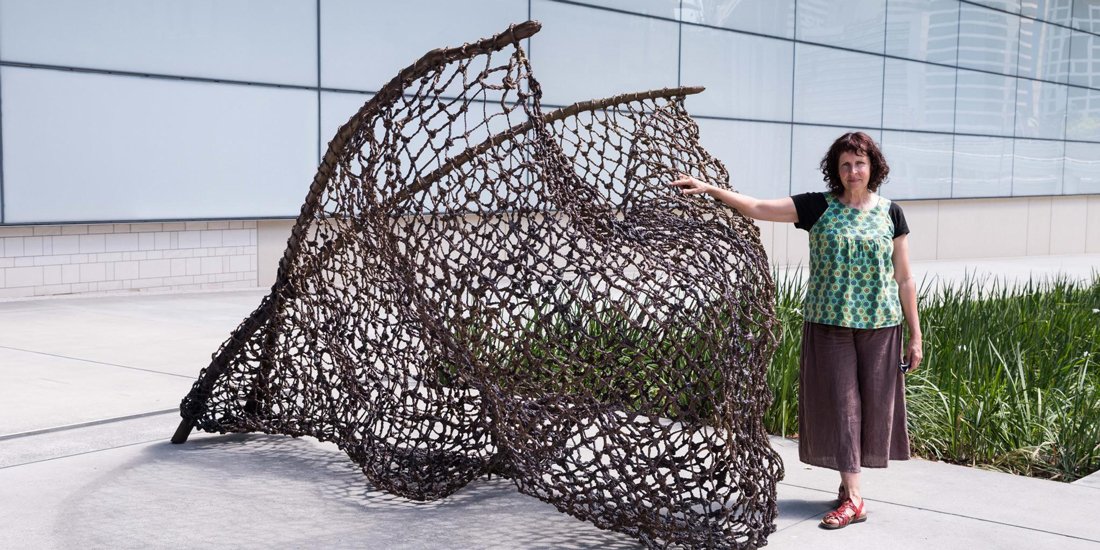 QAGOMA debuts an immersive digital experience of Judy Watson's spellbinding tow row sculpture