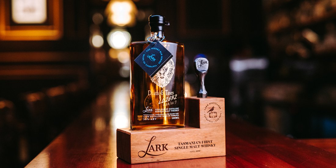 Death & Taxes has teamed up with Lark Distillery to create a limited-edition single-malt whisky