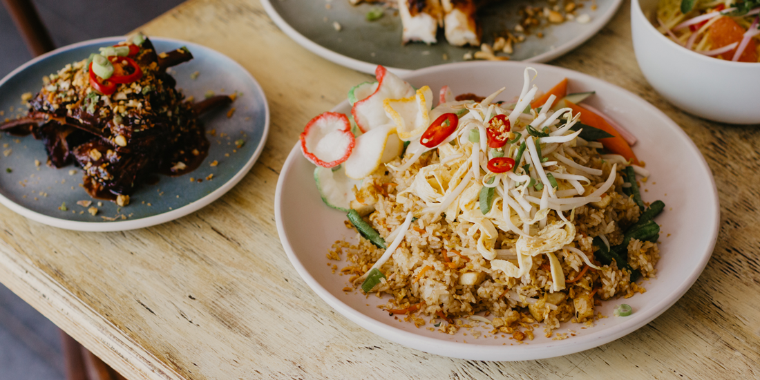 Ma Pa Me, a green-hued restaurant specialising in Southeast Asian guilty pleasures, opens in South Bank