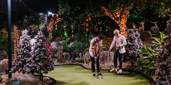 Christmas Putt Putt at Victoria Park