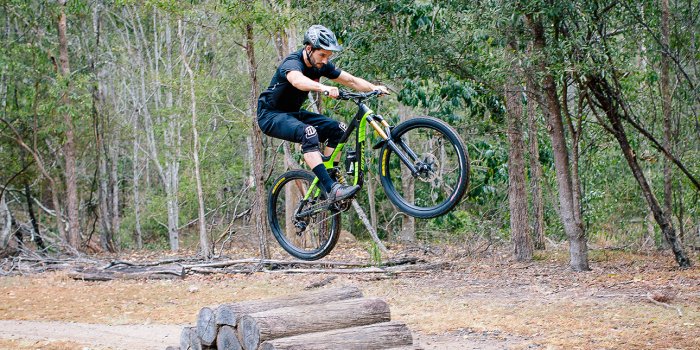 Adults advanced mountain bike skills