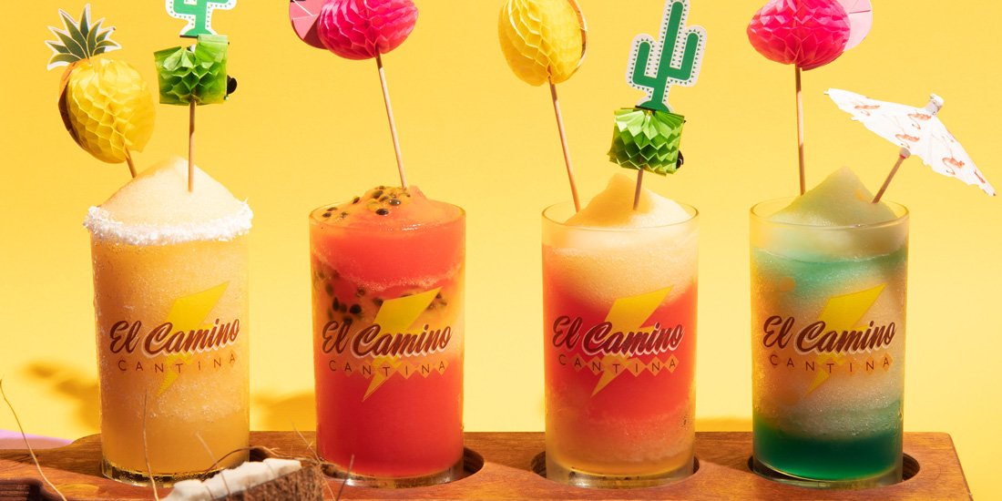 Slurpee who? Cool down with El Camino Cantina's Summer of Swirls dual frozen margaritas