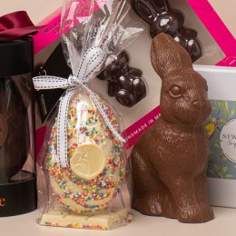 Ditch the basic bunnies and bag handmade choccies from Curatorial: Chocolates this Easter