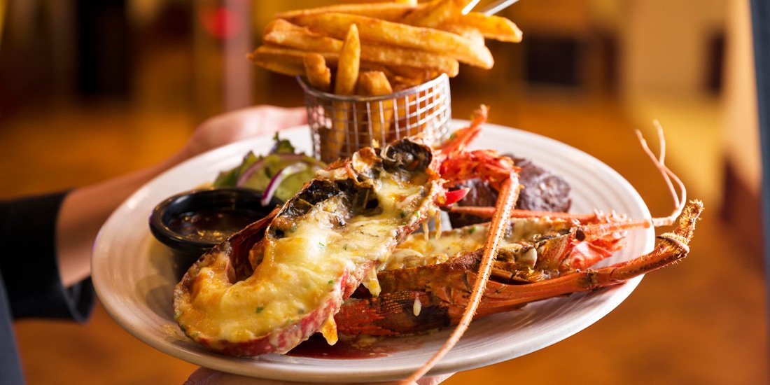 Lap up lip-smacking lobster specials at this inner-city dining destination