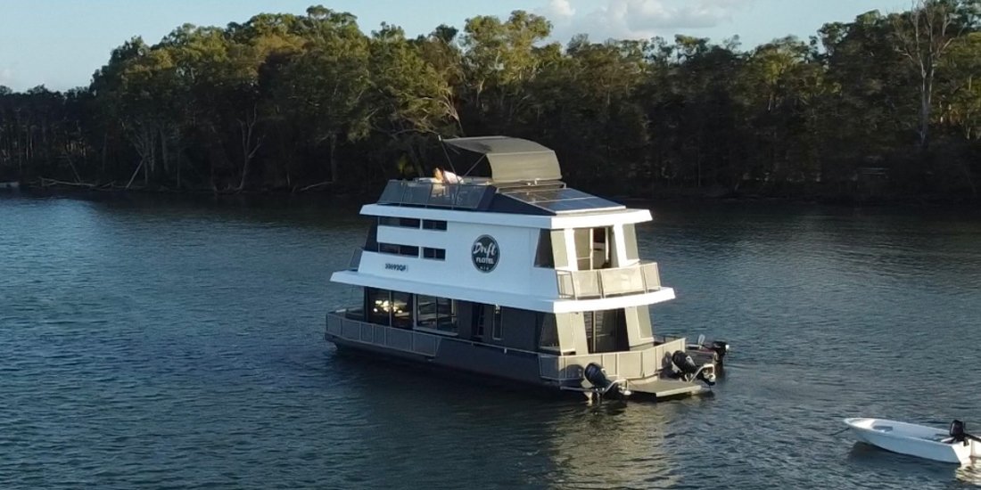 The coast's newest Flotel takes houseboat holidaying to the next level