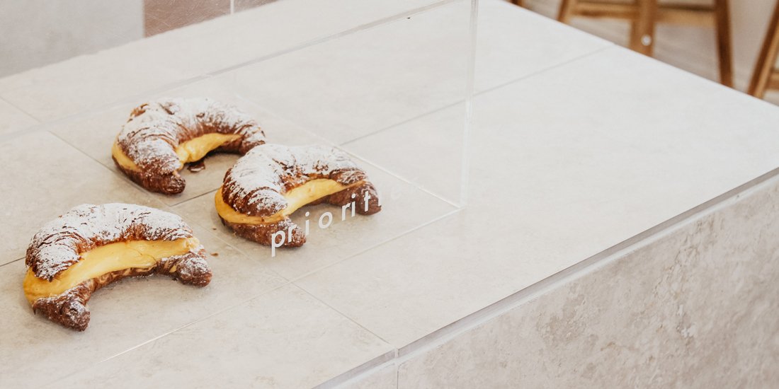 Priorities – a slickly minimalist coffee, pastry and wine slinger – opens in Alderley