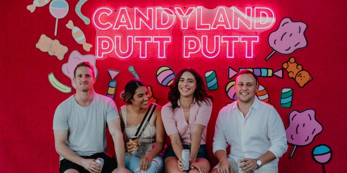 Candyland Putt Putt at Victoria Park