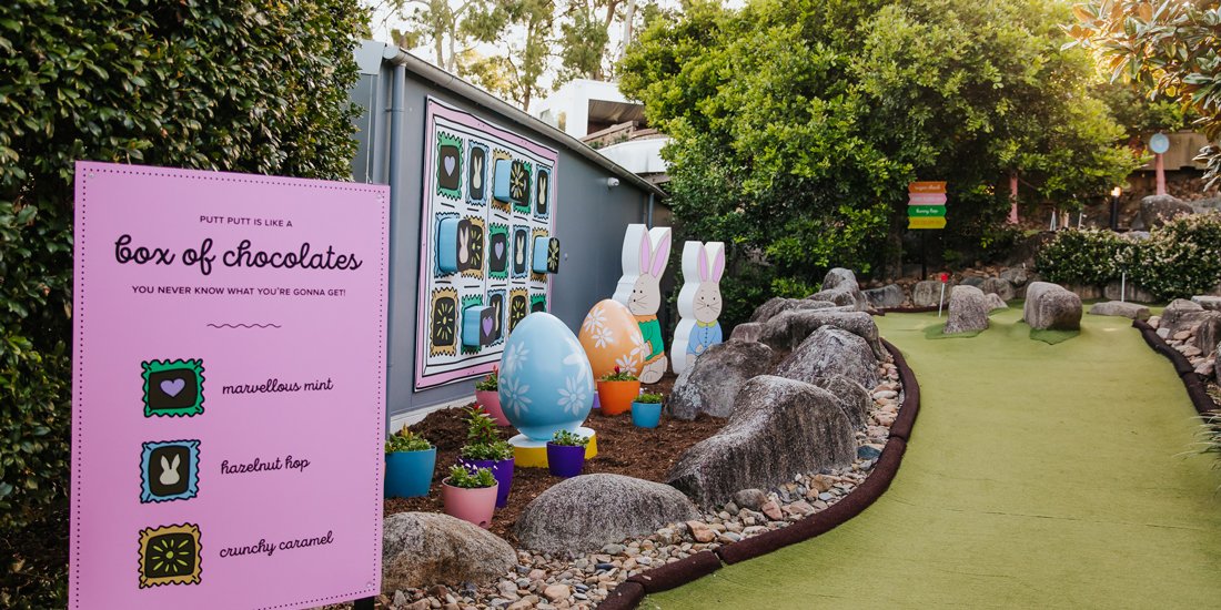 Putt amongst all of your favourite sugary snacks at Victoria Park's candyland-themed mini-golf course