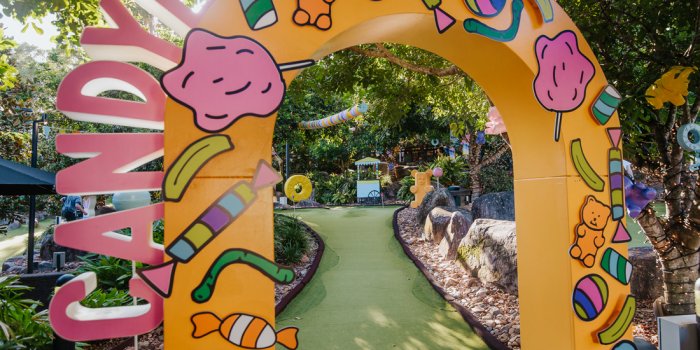 Candyland Putt Putt at Victoria Park