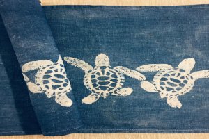 Introduction to Katazome and indigo dyeing