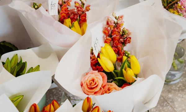 Avalon Florals adds a bit of colour to Brunswick Street with its vivid bouquets and gifts