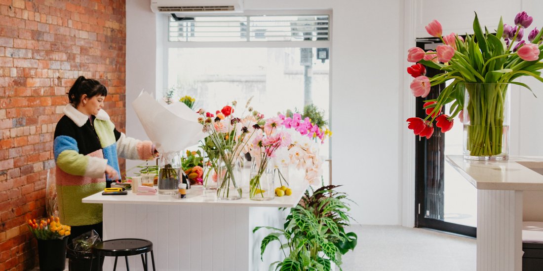 Avalon Florals adds a bit of colour to Brunswick Street with its vivid bouquets and gifts