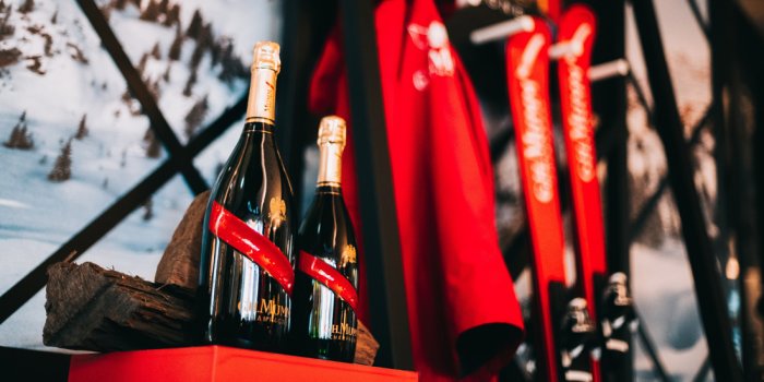 Emporium Hotel x Mumm Champagne Ski Chalet