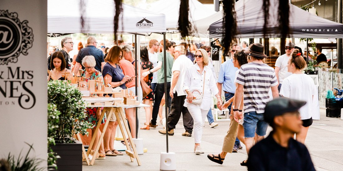 Pretty petals and a huge selection of succulents await at Portside Wharf's Plant and Flower Market