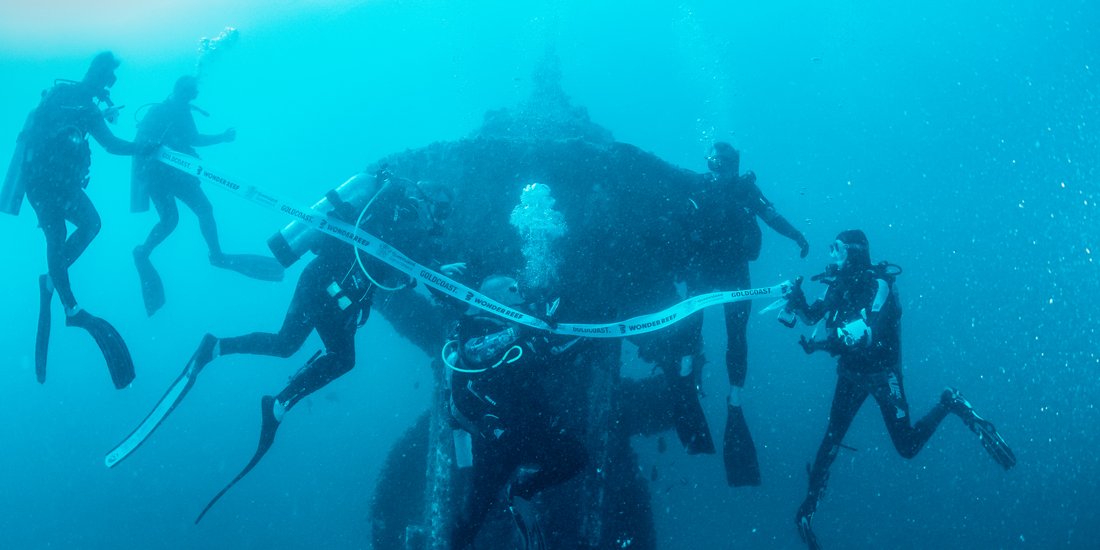 Journey to a wondrous underwater world at the coast's newest dive attraction, Wonder Reef