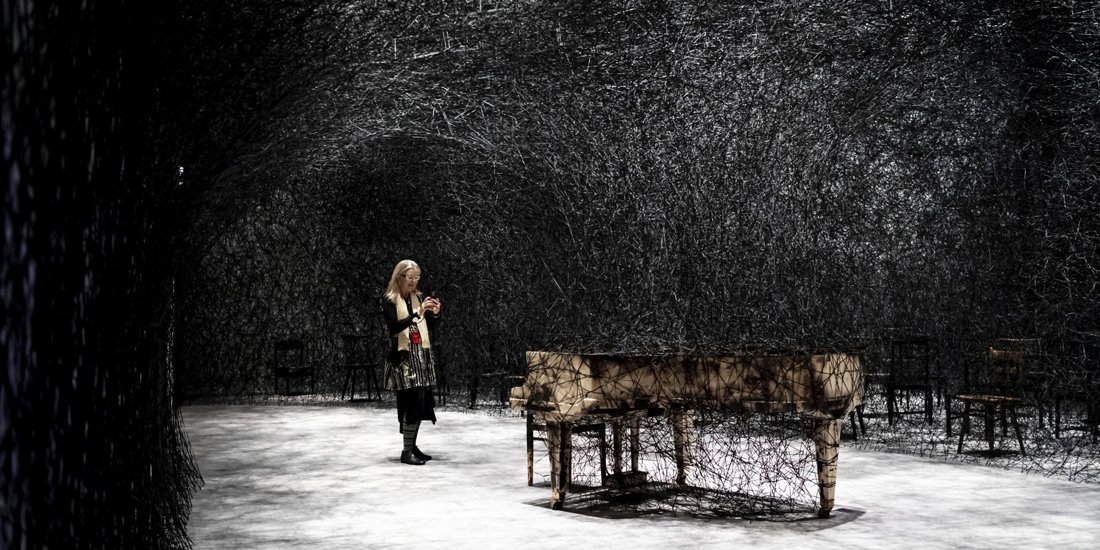 Serenades under the stars and alluring art – Up Late returns to GOMA for Chiharu Shiota: The Soul Trembles
