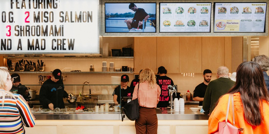 Sydney-born FISHBOWL makes its Queensland debut with its new Gasworks Plaza salad bar