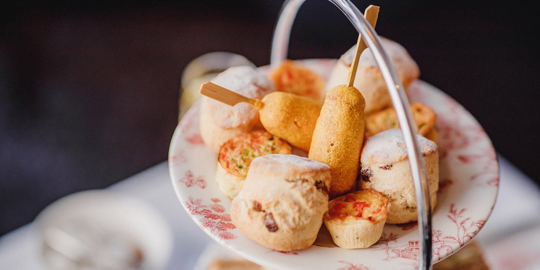 Dagwood dogs but make it fancy – level up show-day festivities at this Ekka-inspired high tea