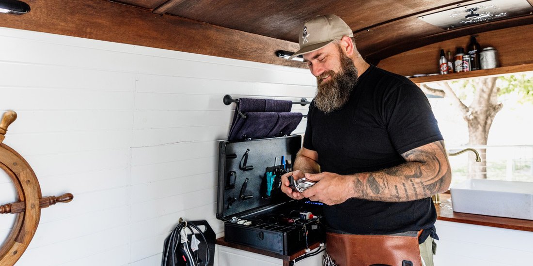 Meet the mobile barber offering scenic cuts in his custom-made van