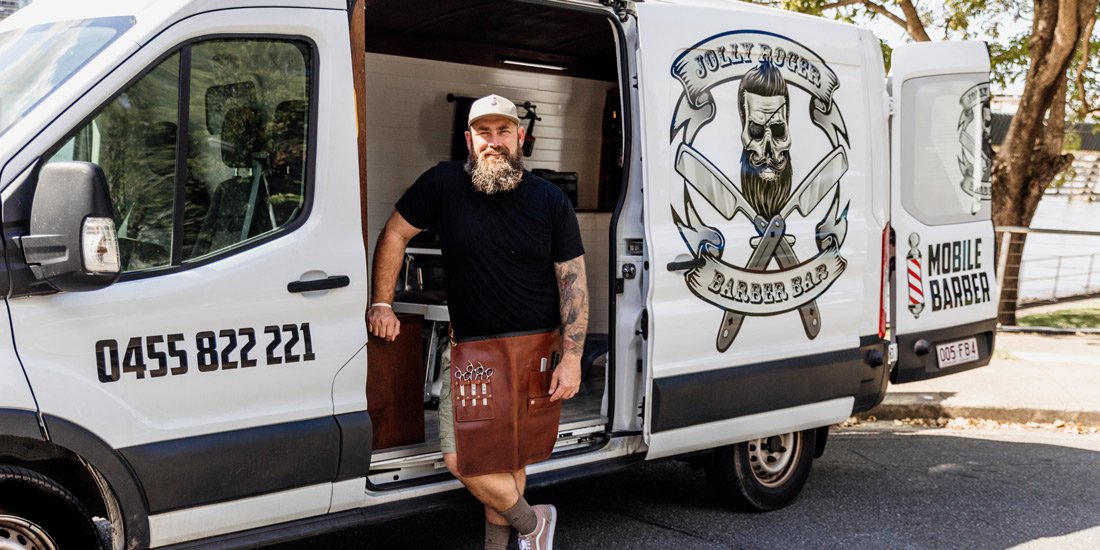 Meet the mobile barber offering scenic cuts in his custom-made van