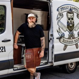 Meet the mobile barber offering scenic cuts in his custom-made van