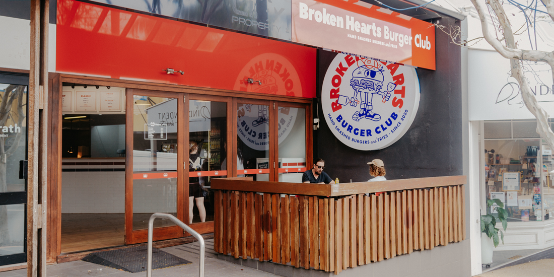 Broken Hearts Burger Club is now serving its smash-hit burgers in New Farm