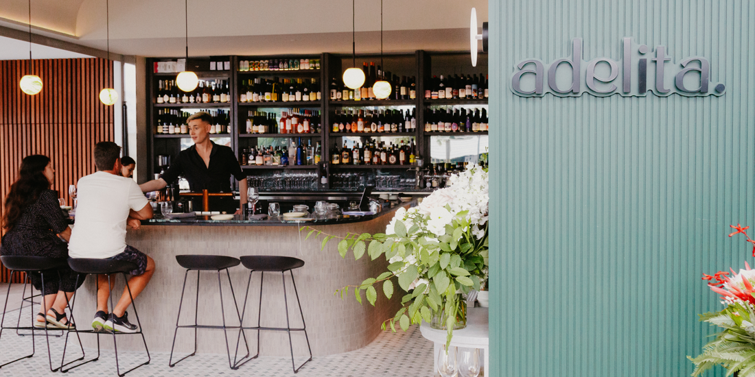 Adelita Wine Bar, Wynnum's new emerald-hued drink and snack spot, is now open