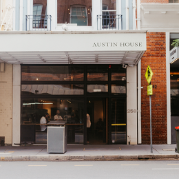 Austin House, a high-end coffee spot with it's own vinyl bar, is now open on Adelaide Street